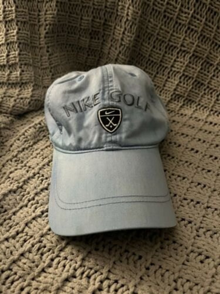 Nike Golf Light Blue Ball Cap Hat Adjustable Baseball Casual Workout Dad Cap